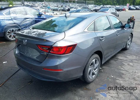 2019 Honda Insight Ex из США, поврежденный, VIN 19XZE4F56KE030049